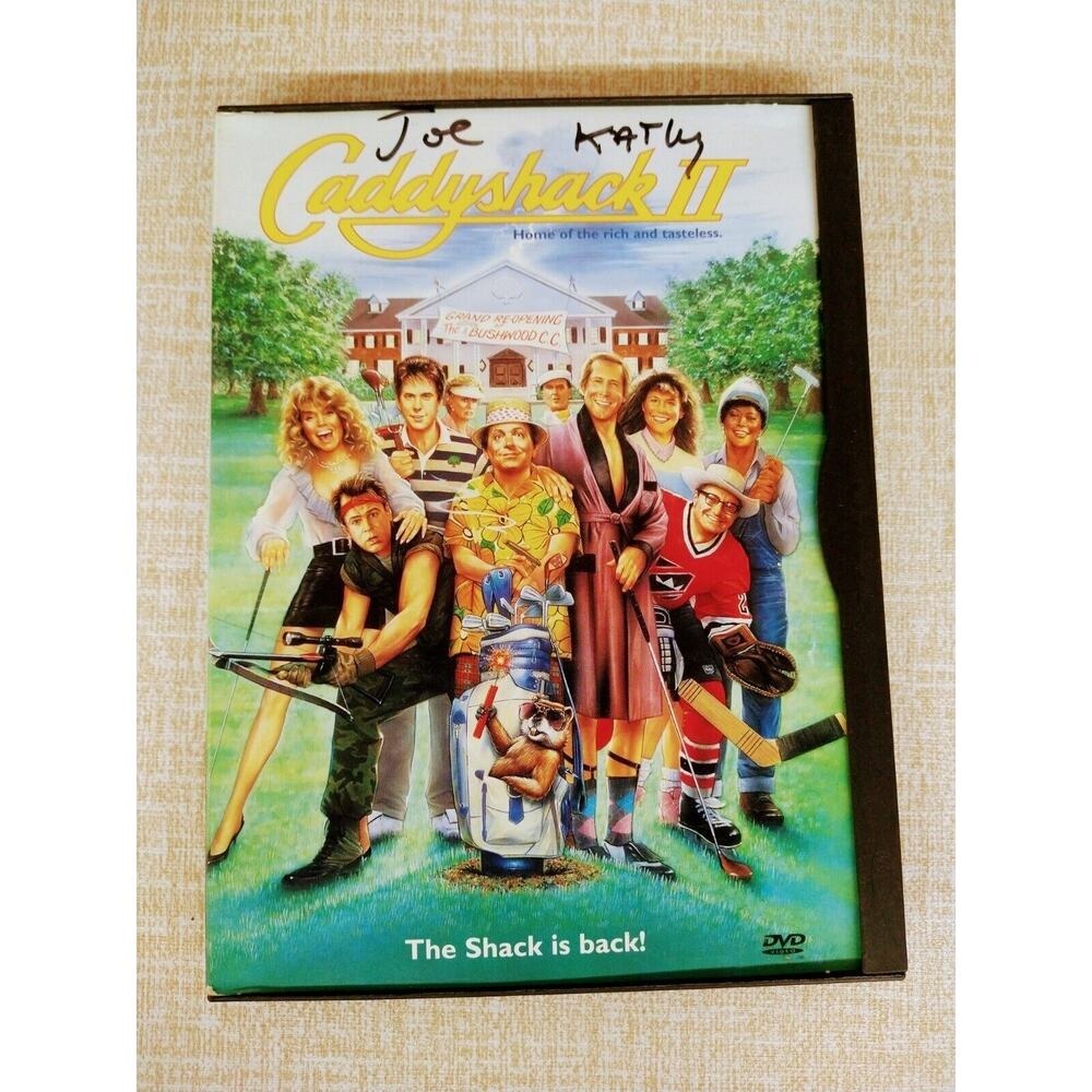 DVD Caddyshack II - 1988 Snapcase - Chevy Chase / Jackie Mason 80s Campy Comedy‎